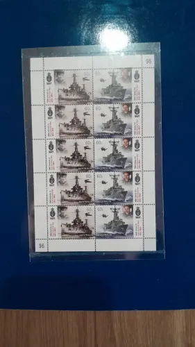 Selos comemorativos royal australian navy