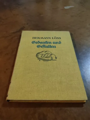 ?Livro Raro Antigo 1924 - Gedanken Und Gestalten - Hermann Löns
