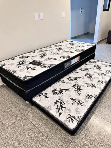 Cama Box Solteiro Com Auxiliar (Entrega Rápida Produto Novo)
