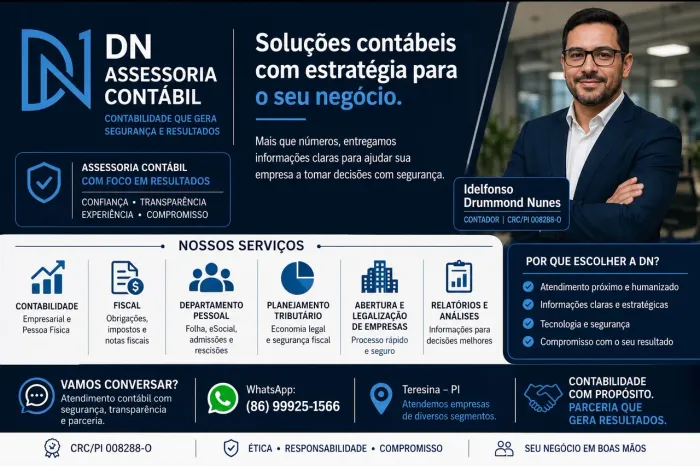 Assessoria Contábil em Teresina | Empresas e Pessoa Física