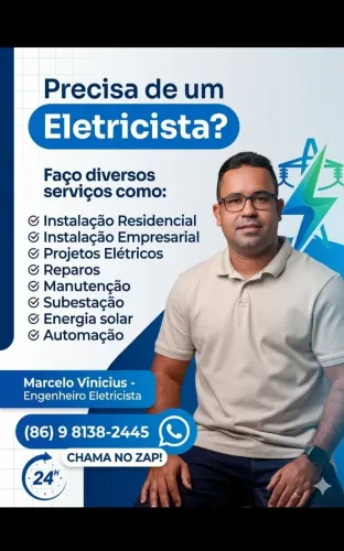 Eletricista em Teresina 24 h