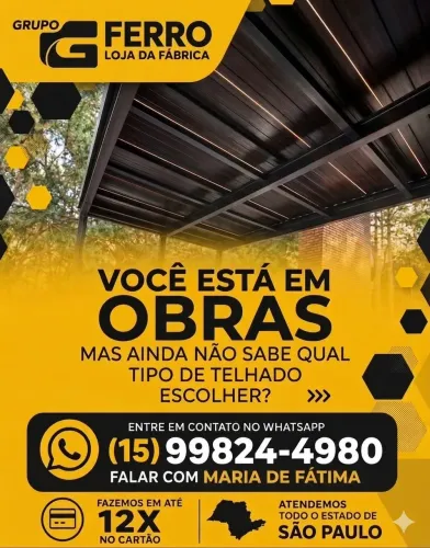 Telha Galvalume à partir de 36,00 metro