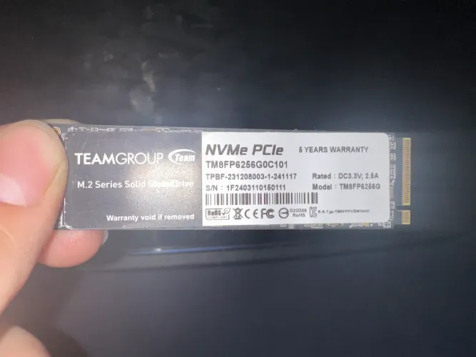 Ssd nvme 256 gb pra sair hj