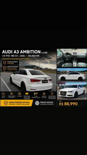 Audi A3 Sed.1.8/1.8 Ambit.16v TB FSI S-tronic 2016