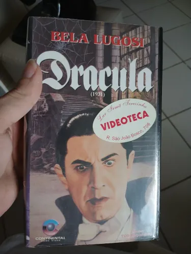 Vhs dracula bela lugosi terror classico