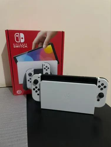 Nintendo Switch oled branco - novíssimo - 64 gb completo com caixa 