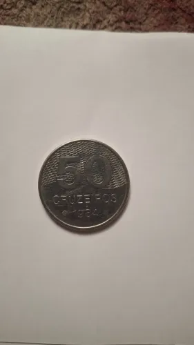 Moeda: 50 cruzeiros - 1984