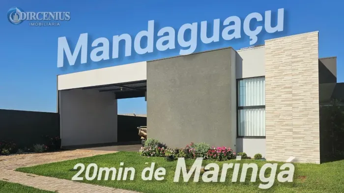 Casa Condominio Solar das Palmeiras em Mandaguaçu-PR 2 Quartos sendo 1 Suite há 20min de M
