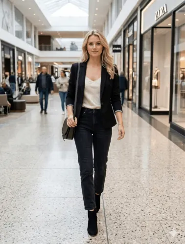 Blazer Zara preto tamanho pp