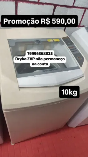 Máquina de lavar na promoção