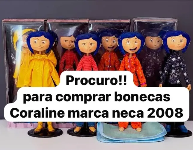 Boneca Coraline neca monster high Barbie collector Disney stop motion