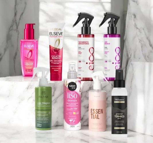 kit 8 produtos para cabelo novos tresemme salon line elseve eico braé 