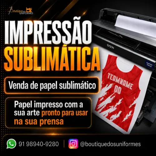 Impressão Sublimática (Sublimação)