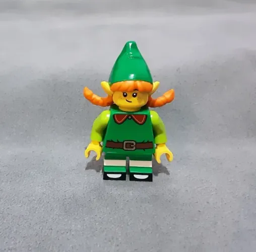 LEGO minifigura Holiday Elf, Series 23