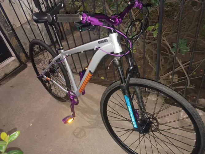 Bicicleta caloi 29 customizada freio hidráulico