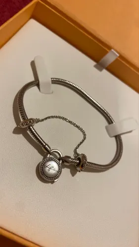 PULSEIRA LIFE CADEADO EM PRATA 925