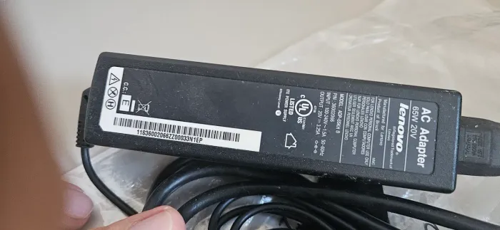 Carregador original Lenovo 65W 20V (Modelo: ADP-65KH B)