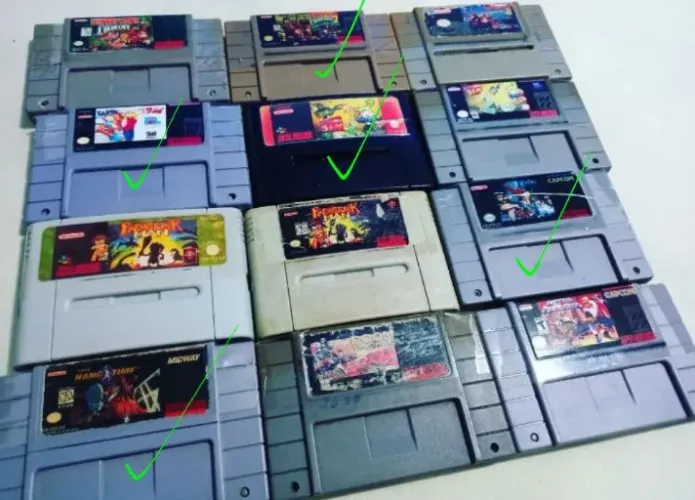 FITAS SUPER NINTENDO e SUPER FAMICOM - ALUGUEL & VENDA