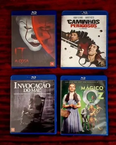 Blu-ray Filmes da Warner: It A Coisa, O Mágico de Oz, Caminhos Perigosos, Invocação do Ma