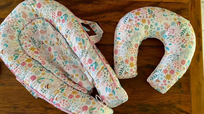 Kit Almofada de Amamentação + Ninho de bebê 