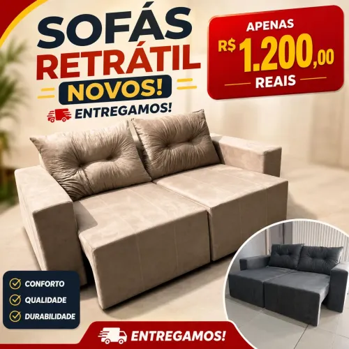 SOFÁS RETRÁTIL 