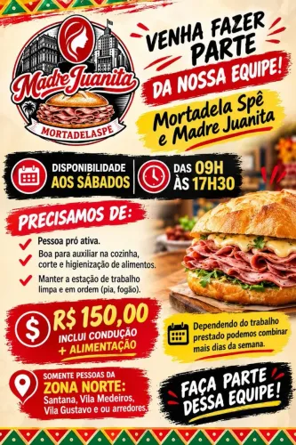 Vaga ajudante cozinha