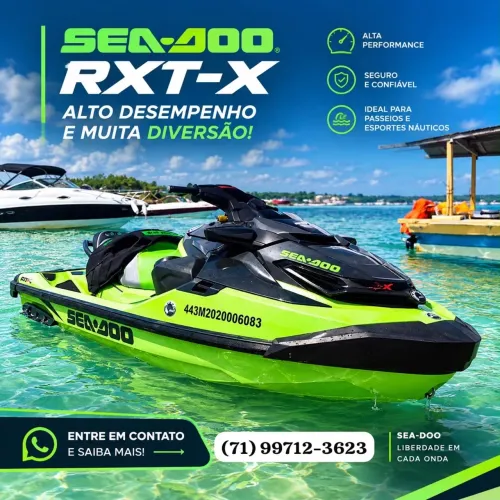 Sea-Doo RXT-X 300 | 300 HP | C / CARROCINHA - R$ 105.000