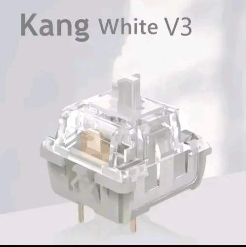 Switches KTT Kang White para teclado mecânico 