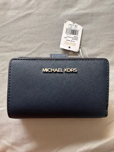 Carteira Michel Kors azul