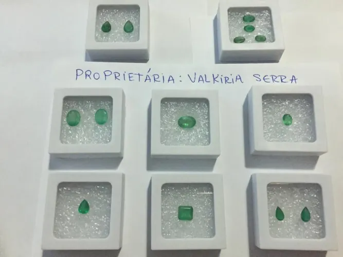 Esmeralda natural lapidada 1.8 a 3.0 cts