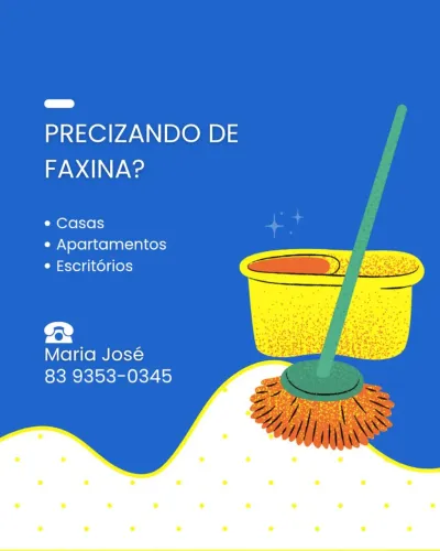 FAXINA EM CAMPINA GRANDE - MARIA JOSÉ