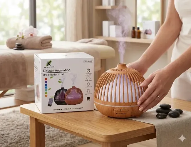 Umidificador Difusor De Ambiente Aromatizador Inteligente - X-CELL