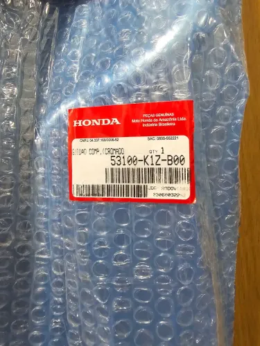 Guidão Original Honda PCX160 Cromado; 2023 à 2026; PCX150; Código peça 53100-K1Z-B00