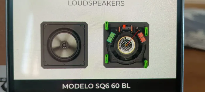 Alto falantes Loud SQ6-60BL PAR