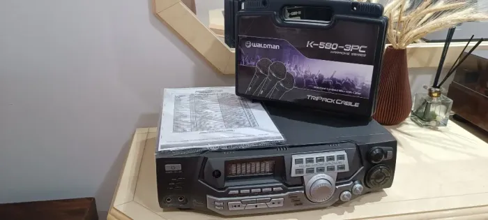 Videoke Vmp-3700 Plus C/3 Microfones e 1Cartucho