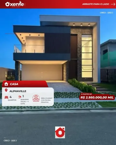 RESIDÊNCIA DE ALTO PADRÃO | ALPHAVILLE PARAÍBA