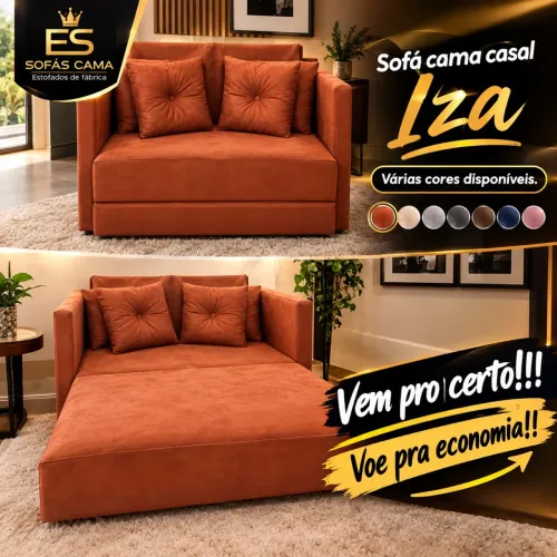 SOFÁ CAMA 1.50m PRATICO E DURÁVEL!! ENTREGA RÁPIDA!! PAGUE QUANDO ENTREGAR