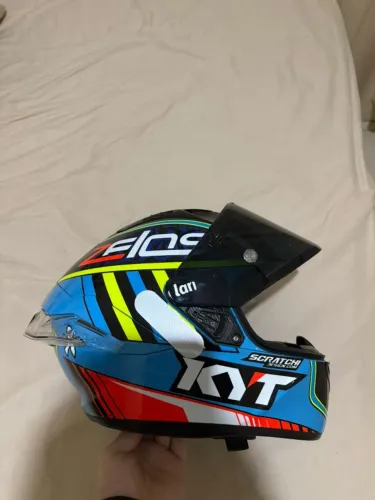 Capacete Kyt Nx Race Xavier Simeon TAM 56 com Viseira E Spoiler