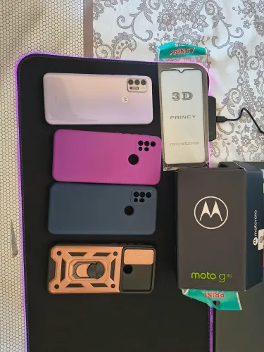 Celular Motorola moto G30 - lilás 