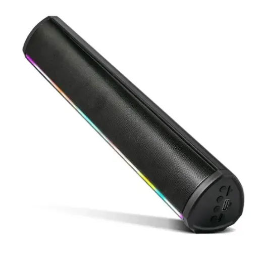 CAIXA DE SOM BLUETOOTH KAPBOM KA-8827 BARRA 50W COM LED RGB