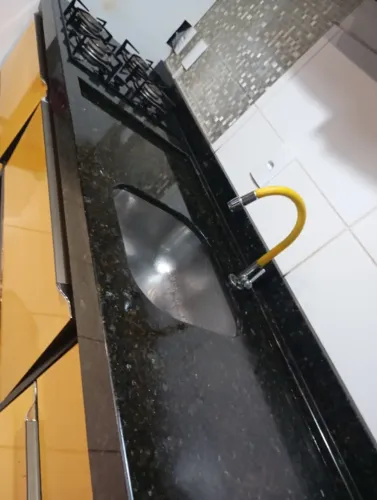 Pedra de pia com Cooktop 4 bocas