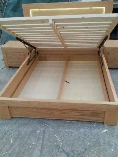 Cama box baú de madeira sob medida 