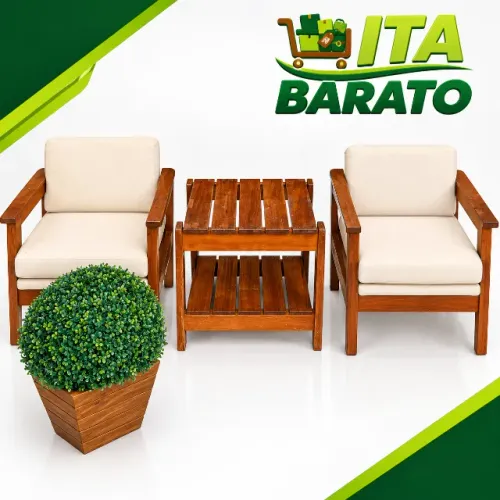 Conjunto de Namoradeira mais Aparador