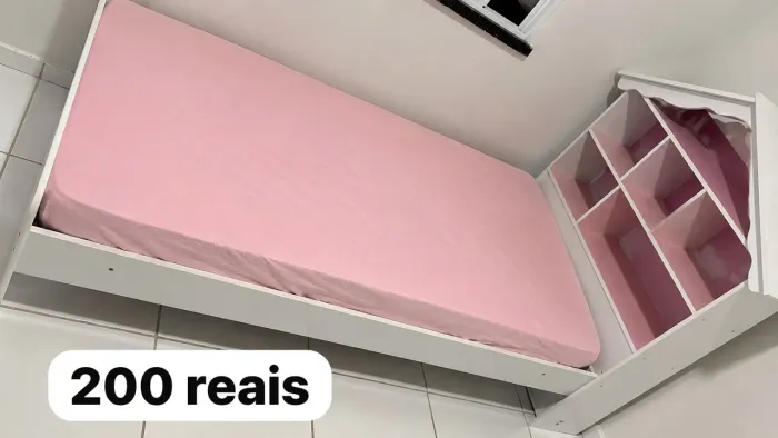 Cama infantil: de R$599,00 por 200 reais
