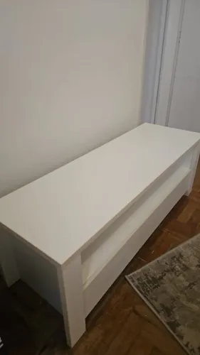 Rack TV Branco | Móvel p/ apoio e guardar coisas