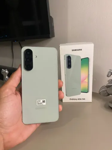 Galaxy A56 5G 256GB impecável com nota fiscal e garantia
