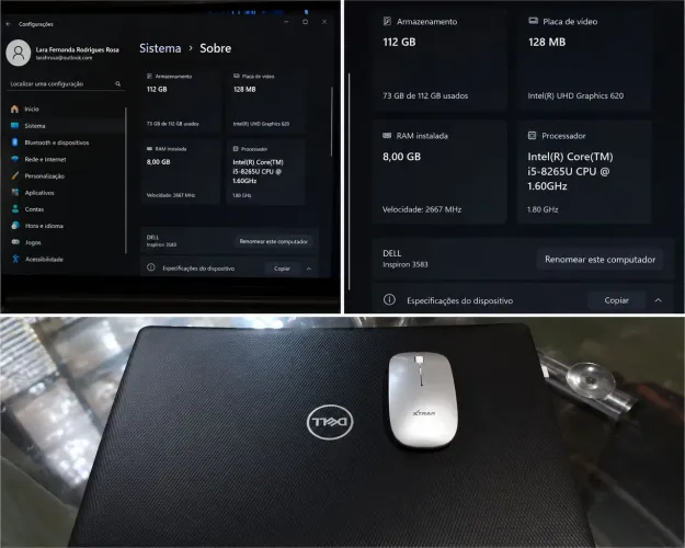 Notebook Dell - Semi Novo