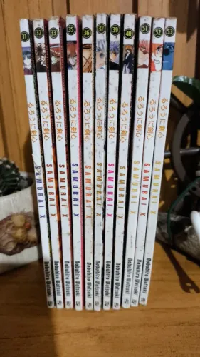 Coleção Samurai X Mangá - 11 Volumes Diversos
