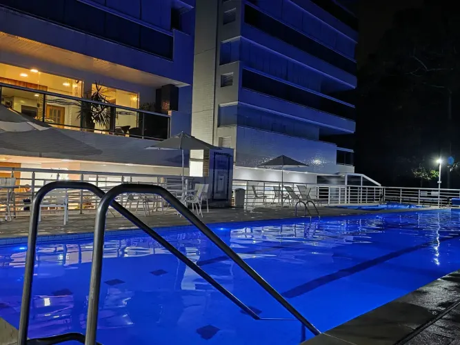 Locação Temporária na Riviera de São Lourenço Apartamento 2 Dormitórios, Varanda Gourmet e
