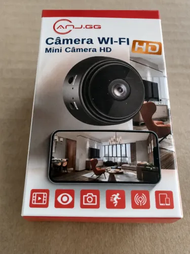 Mini Camera Wi-Fi de Segurança e Monitoramento